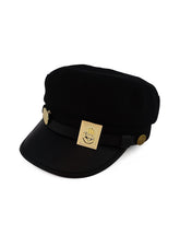 Kujo Jotaro Hat JoJo Black Cap Cool Halloween Cosplay Metal Badge Costume Accessory